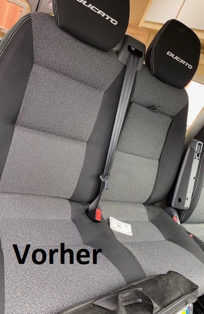 Drehkonsolen : Bausatz für Umbau von Doppelsitz zu Einzelsitz *mittig  drehend* (für Duacto, Jumper, Boxer ab BJ 2006)