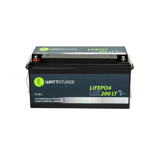 Wattstunde : WATTSTUNDE® Lithium 200Ah LiFePO4 Batterie LIX12-200-LT